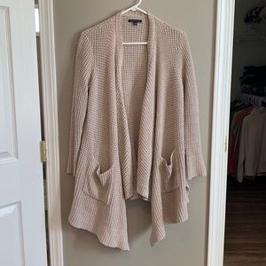 American Eagle tan Cardigan Womens size M